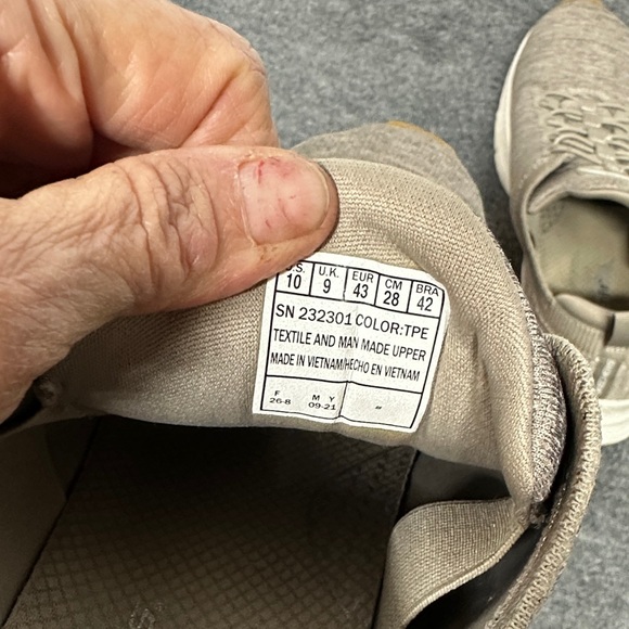 Skechers Shoes Men Arch Fit Sport Slip On Taupe Mesh Comfort 232301 - Picture 11 of 14